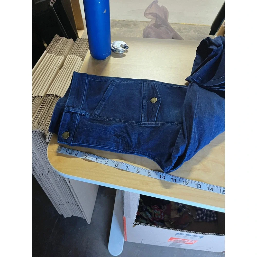 Belle by Kim Gravel Jeans Womens 14 Blue TripleLuxe Straight Leg Stretch Denim
